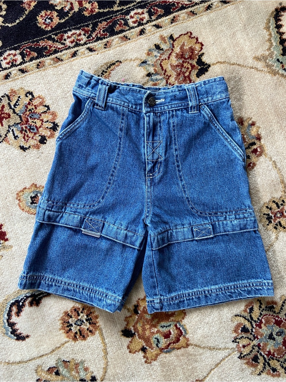 Vintage Style Winkz Toddler Y2K Denim Jean Shorts 100%Cotton Size 5
